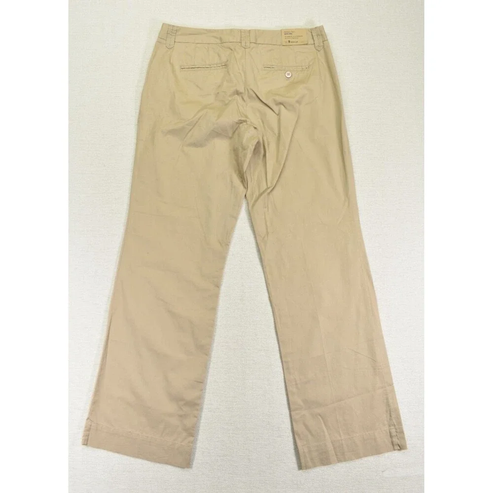 NWT J CREW Broken in Chino Pants Classic Twill Tan Khaki Womens Size 8R City Fit